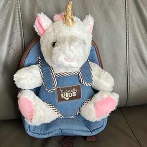 Naturally Kids Unicorn Plush Backpack